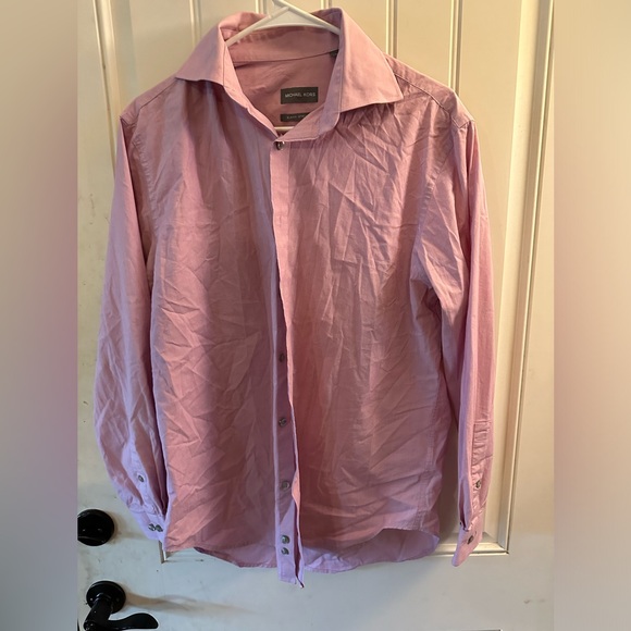 Michael Kors Pink LS Button Dress button up Shirt - Picture 3 of 8